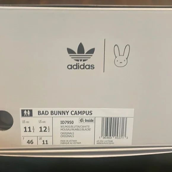 adidas Originals | Shoes | Bad Bunny Campus Shoes 1 12 Us Brand New |  Poshmark